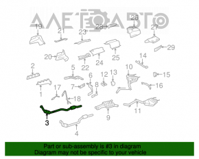 Tubul de admisie cu catalizator dreapta Mercedes W221 M273