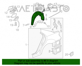 Aripa spate dreapta Mercedes W221