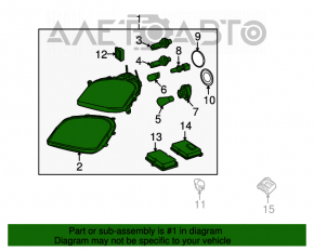 Far dreapta față Mercedes W164 ML 05-08 cu xenon în întregime.