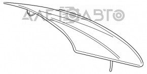 Стекло заднее Mercedes W221