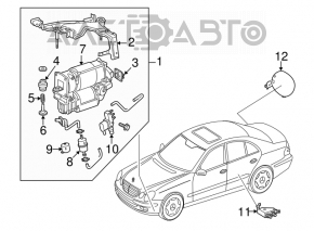 Airbag Mercedes W211 E550