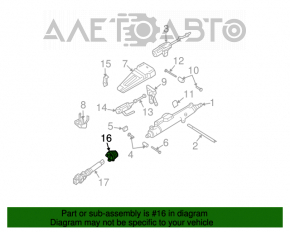 Manșonul cardanic al direcției Mercedes W211