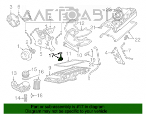 Senzorul de nivel al uleiului BMW X5 E70 4.8 N62B48 nou OEM original