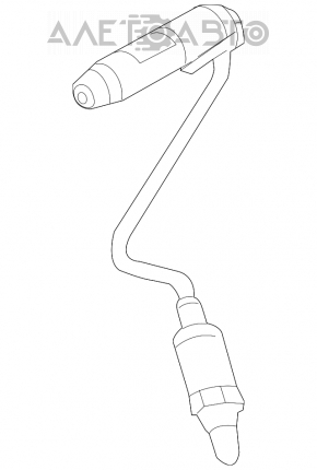 Sonda lambda stânga a doua pentru BMW X5 E70 07-13, 325mm