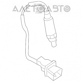 Лямбда-зонд правый первый BMW X5 E70 07-13 680мм