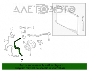 Compresorul de aer condiționat pentru BMW X5 E70 07-13 4.8