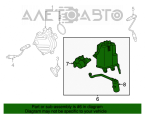 Canistra cu absorbant de carbon BMW X5 E70 07-13 4.8