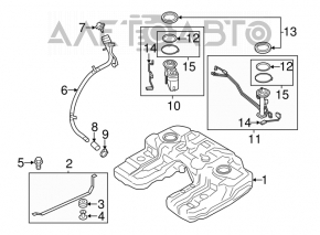 Rezervor de combustibil BMW X5 E70 07-13