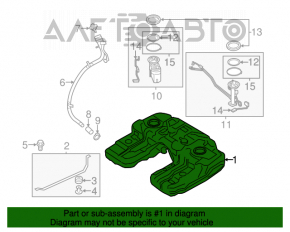 Rezervor de combustibil BMW X5 E70 07-13