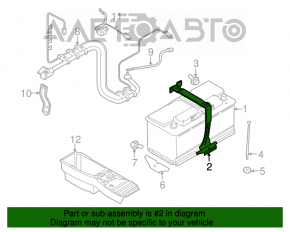 Suport baterie BMW X5 X6 E70 E71 07-13