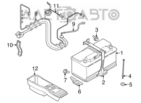 Suport baterie BMW X5 X6 E70 E71 07-13