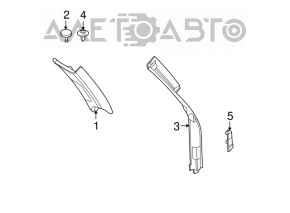 Capac spate stânga pentru BMW X5 E70 07-13 gri