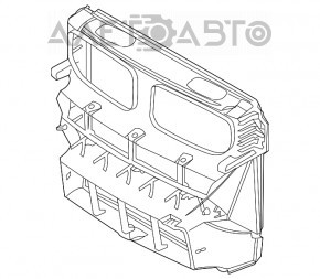 Воздуховод радиатора BMW X5 E70 11-13 рест