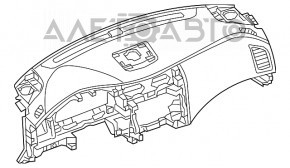 Panoul frontal fără AIRBAG pentru Nissan Altima 13-18, culoare bej.