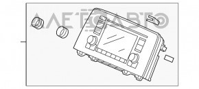 Monitor, display, navigație Honda CRV 17-22, ecran mic