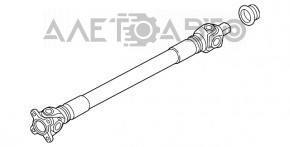 Arborele cardanic al cardanului din față BMW X5 E70 07-13 3.0