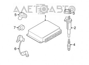 Modulul ECU al motorului BMW 3 F30 13-16 N20