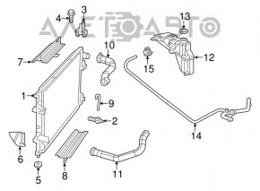 Radiator de răcire apă Dodge Challenger 09- nou aftermarket NISSENS