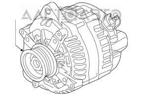 Generatorul Ford Edge 15- 2.7T cu ventilare pentru scaune.