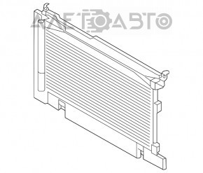 Radiatorul condensatorului de aer condiționat pentru Subaru Forester 19- SK, nou, neoriginal