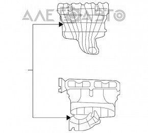 Colector de admisie Dodge Journey 11- 2.4 cu clapete