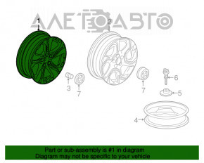 Диск колесный R17 Honda CRV 17-19