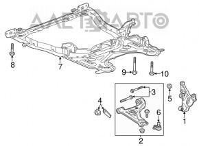 Capacul frontal stânga Buick Encore 13-19 nou OEM original