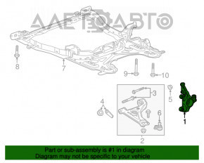 Цапфа передняя правая Buick Encore 13-19 новый OEM оригинал