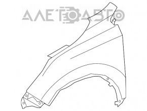 Aripa dreapta fata Honda CRV 17-22 grafit NH797M