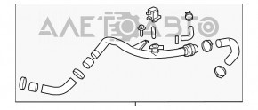 Furtunul de intercooler stânga pentru Ford Edge 15-18 2.7T, complet asamblat