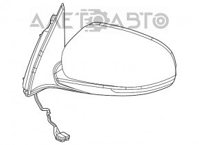 Зеркало боковое правое Jeep Cherokee KL 14-18 3 пина, структура