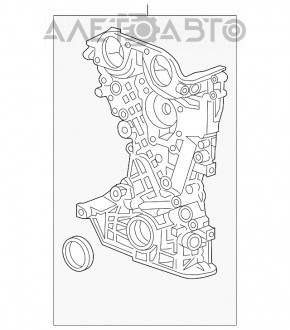 Передняя крышка двигателя Chevrolet Volt 11-15