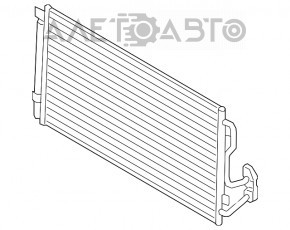 Radiatorul de aer condiționat al condensatorului BMW F30 12-16 N20 nou aftermarket AVA