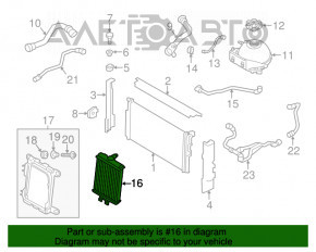 Radiator de răcire suplimentar pentru BMW F30 12-16 N20