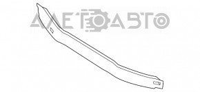 Amplificatorul de bara fata pentru BMW 3 F30 12-18, nou, neoriginal.