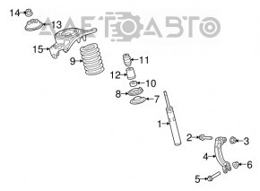 Amortizorul frontal stânga Audi Q5 8R 09-17 electric.