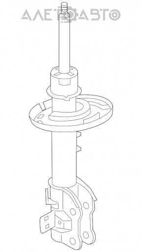 Стойка амортизатора в сборе передняя правая Mazda 6 13-15