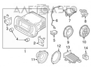 Subwoofer Kia Soul 14-19