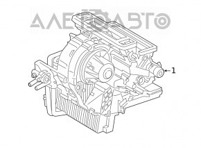 Испаритель Ford Escape MK4 20- примяты трубки