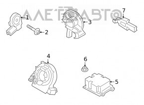 Cablu de direcție Ford Escape MK4 20- cu încălzire