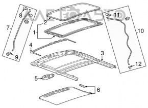 Mecanismul de deschidere a portbagajului pentru Buick Encore 13-19