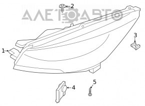 Blocul de aprindere Ford Explorer 20- LED