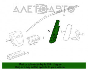 Подушка безопасности airbag сидение передняя левая Buick Encore 13-19