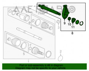 Arbore intermediar Buick Encore 13-19 awd