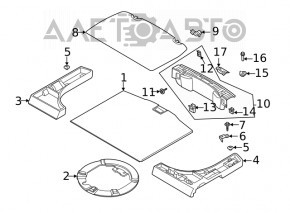 Capac portbagaj dreapta Ford Escape MK4 20-22