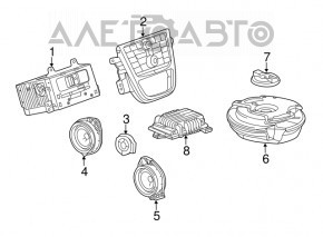 Controlul multimedia al Buick Encore 13-16 cu navigație