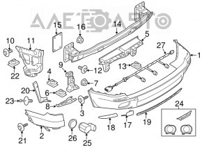 Senzor de parcare spate pentru BMW X5 E70 11-13