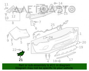 Reflector spate stânga Buick Encore 13-16