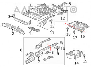 Protecție spate pentru Honda CRV 17-22