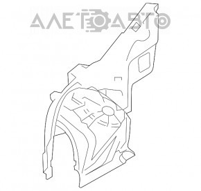 Partea din față stânga BMW X5 E70 07-13, culoare grafit